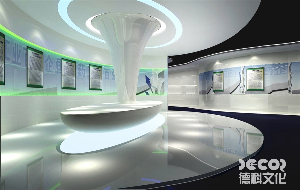 在生物科技展廳設(shè)計中，如何有效地展示生物科技的復(fù)雜概念？